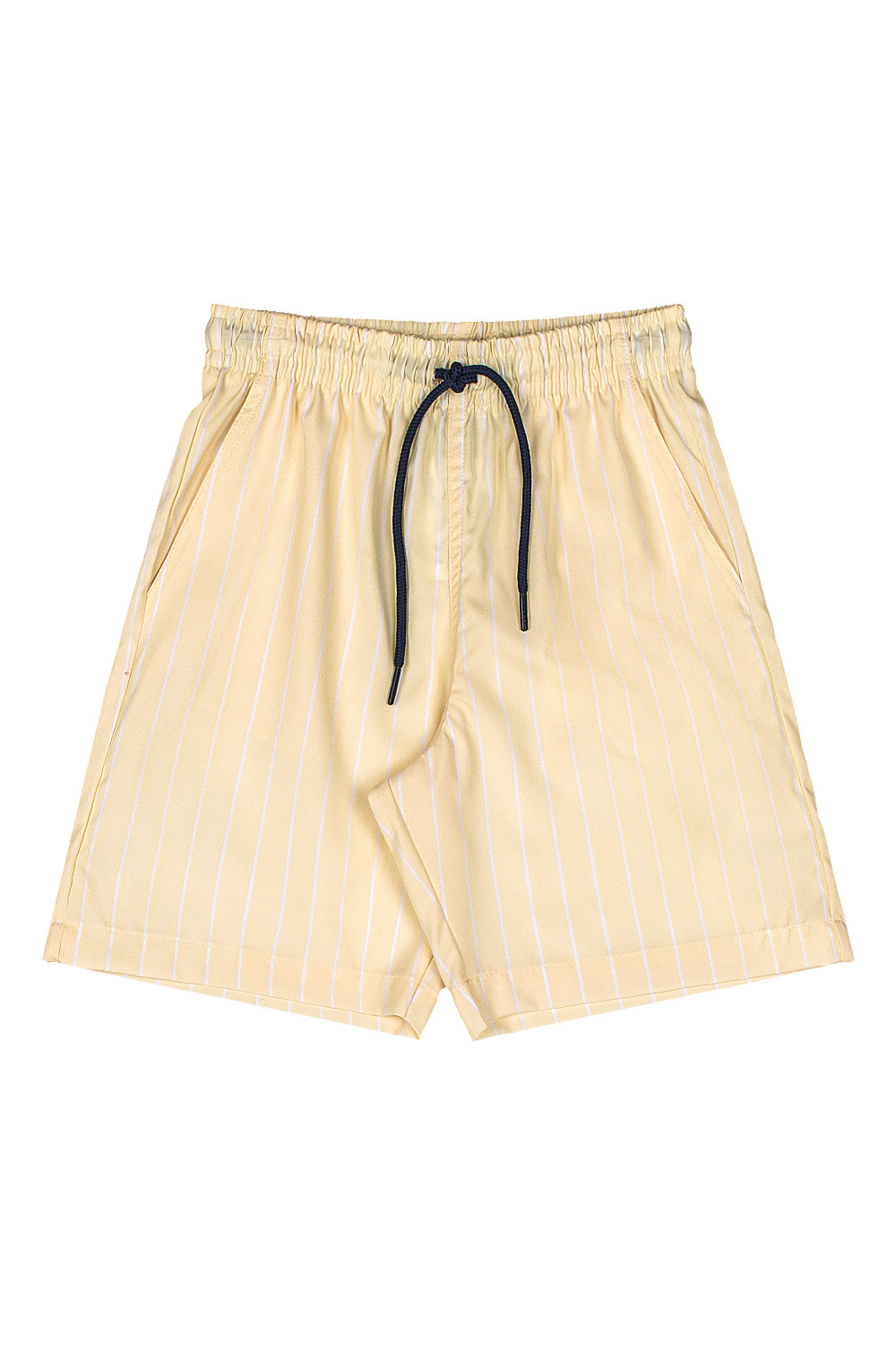 Conjunto Infantil com Camiseta e Bermuda Listrada (Azul) Quimby - Imagem 16